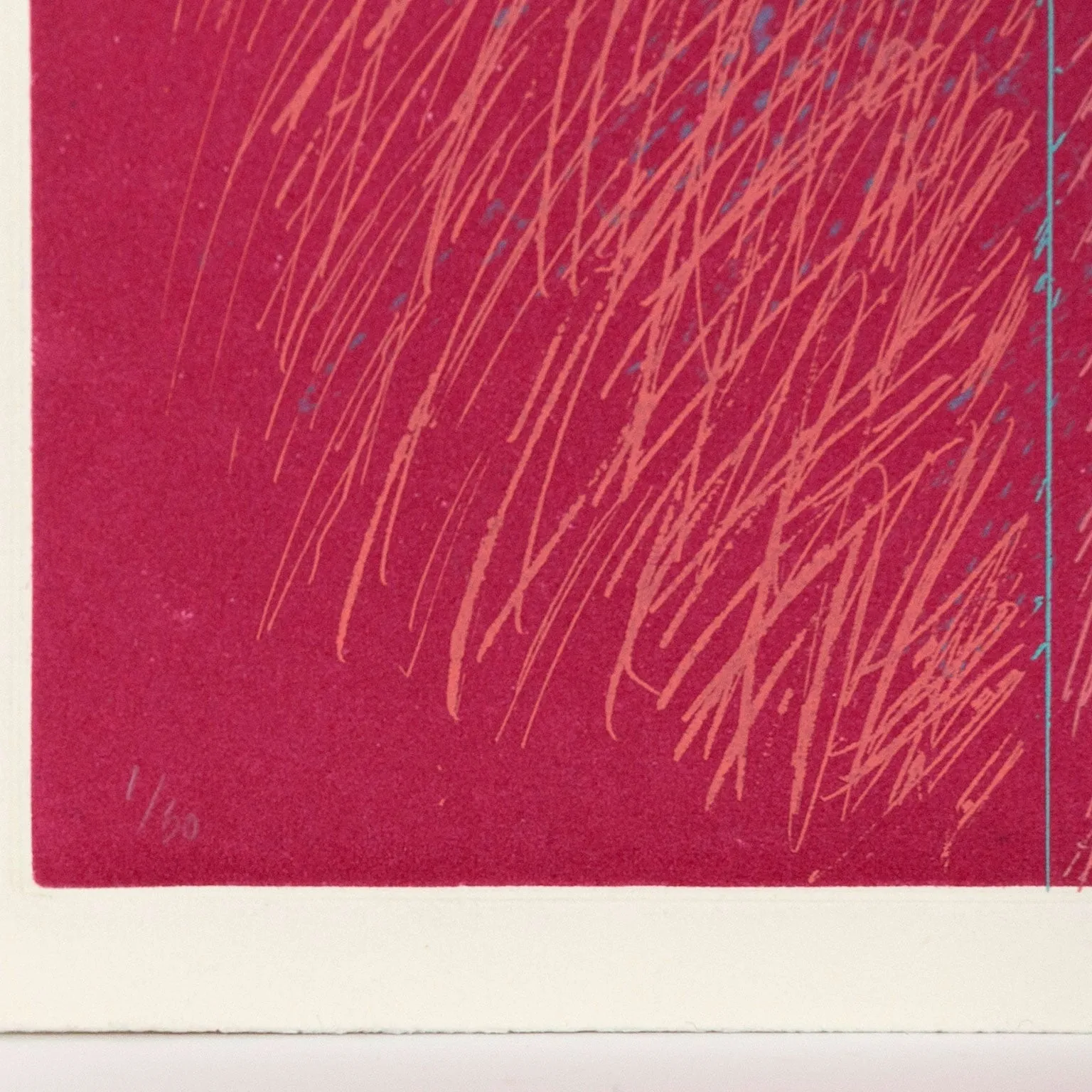 KENNETH NOLAND "ROY" ETCHING, 1990