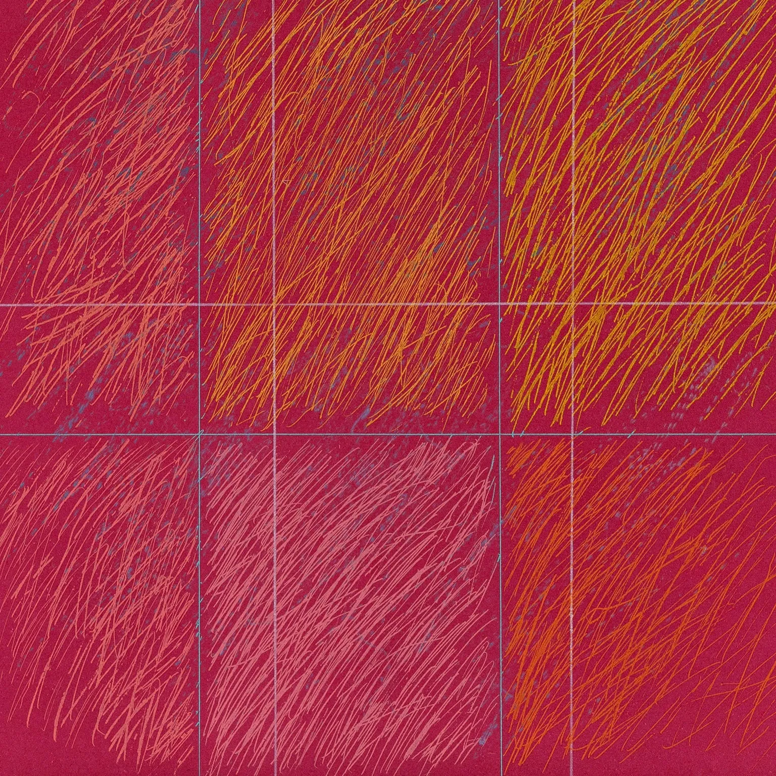 KENNETH NOLAND "ROY" ETCHING, 1990