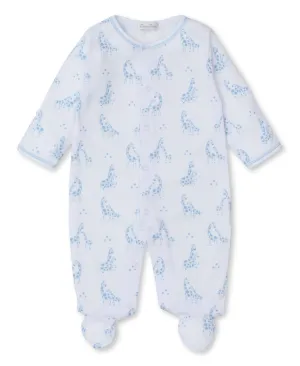 Kissy Kissy Giraffe Glee Babygrow - White/Blue
