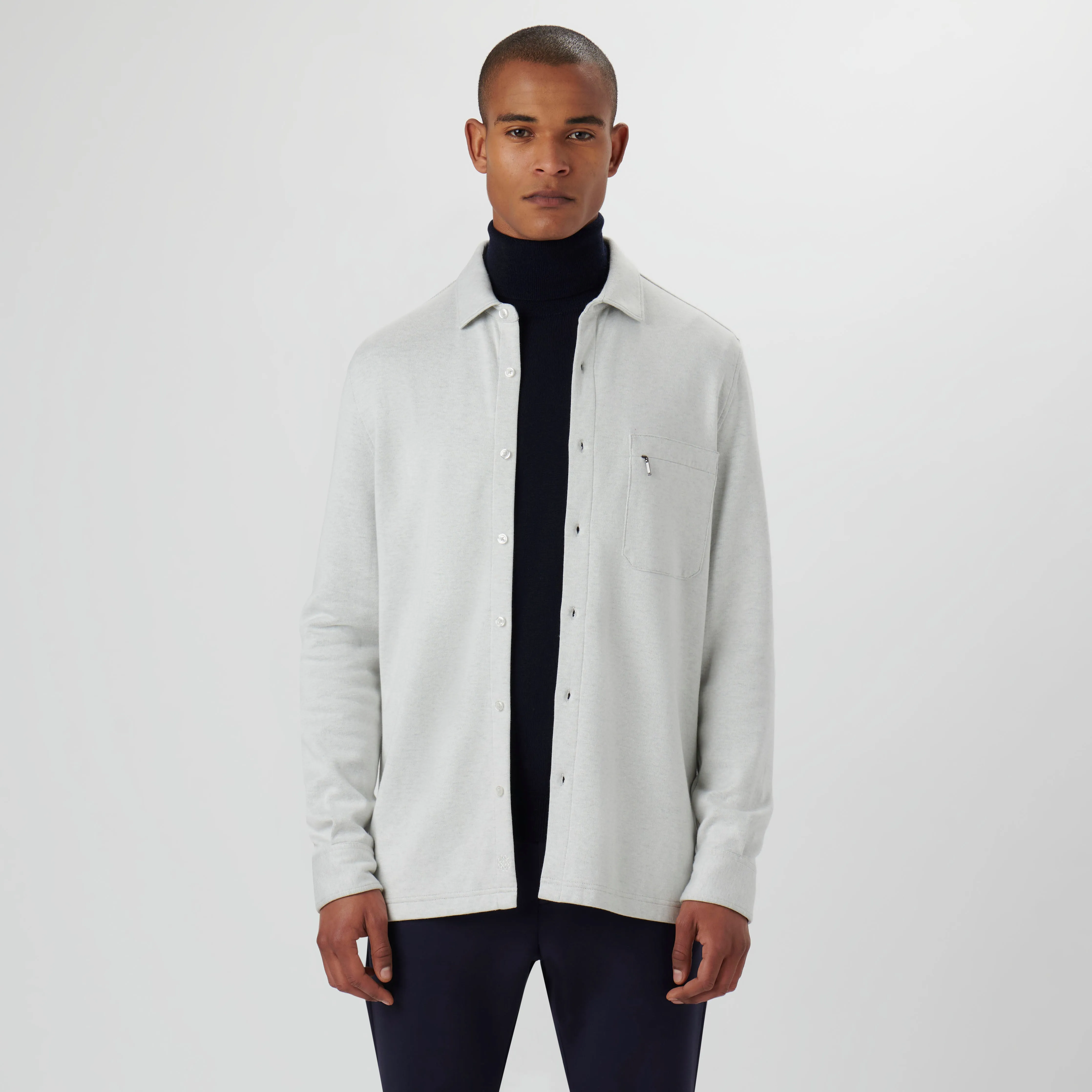 Knit Shirt Jacket