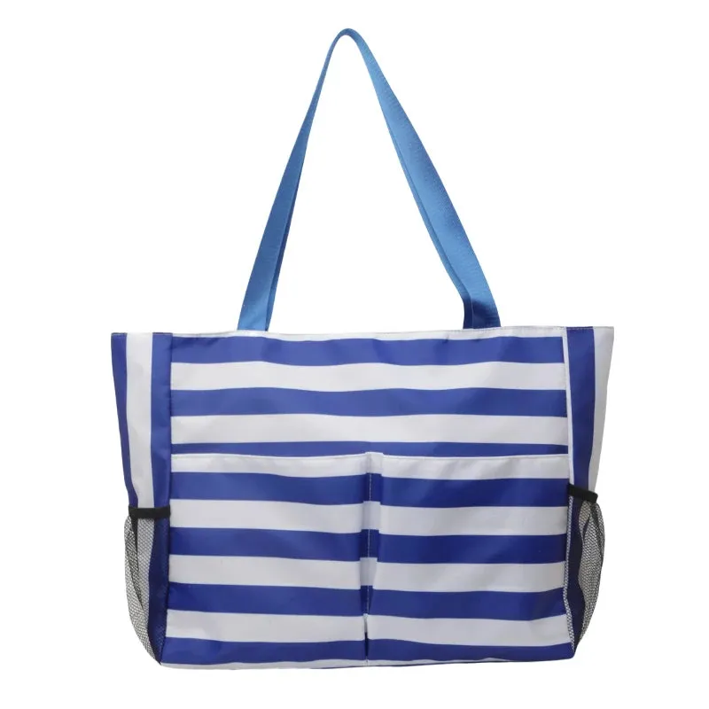Korean Ins Style Art Contrast Waterproof Canvas Tote Bag Large Capacity Shoulder Lazy Shopping Beach Bag bolsas para mujeres