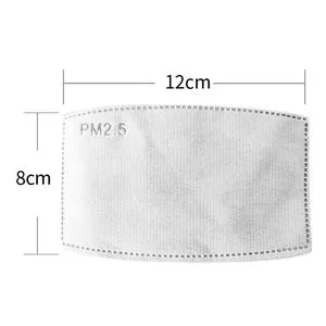 Kutehealth Printed Designer Face Cover with 3 PM2.5 Active Carbon Filters