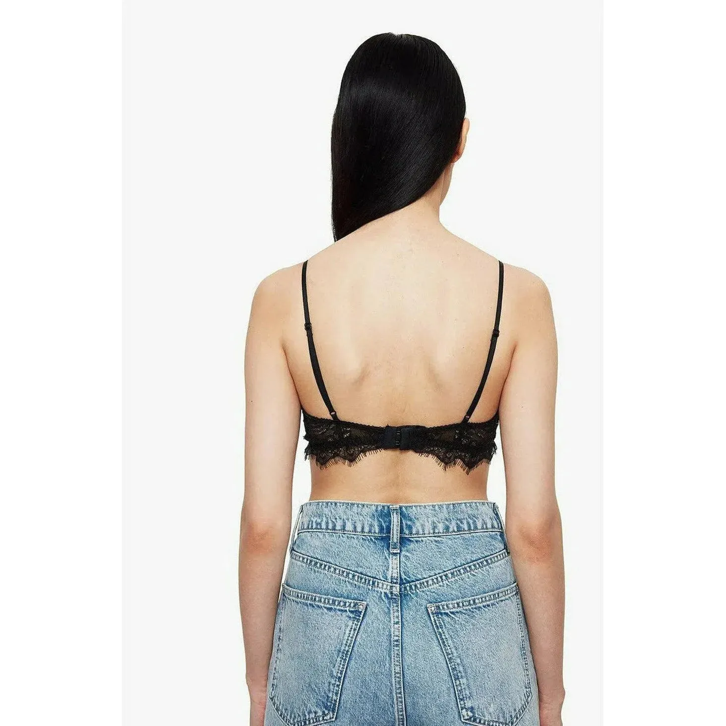 LACE BRA WITH TRIM