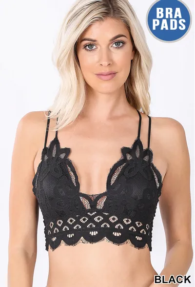 Lace Bralette-NEW Fall Colors