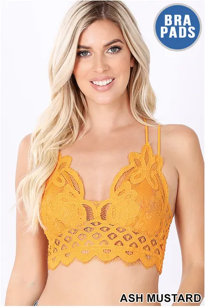 Lace Bralette-NEW Fall Colors