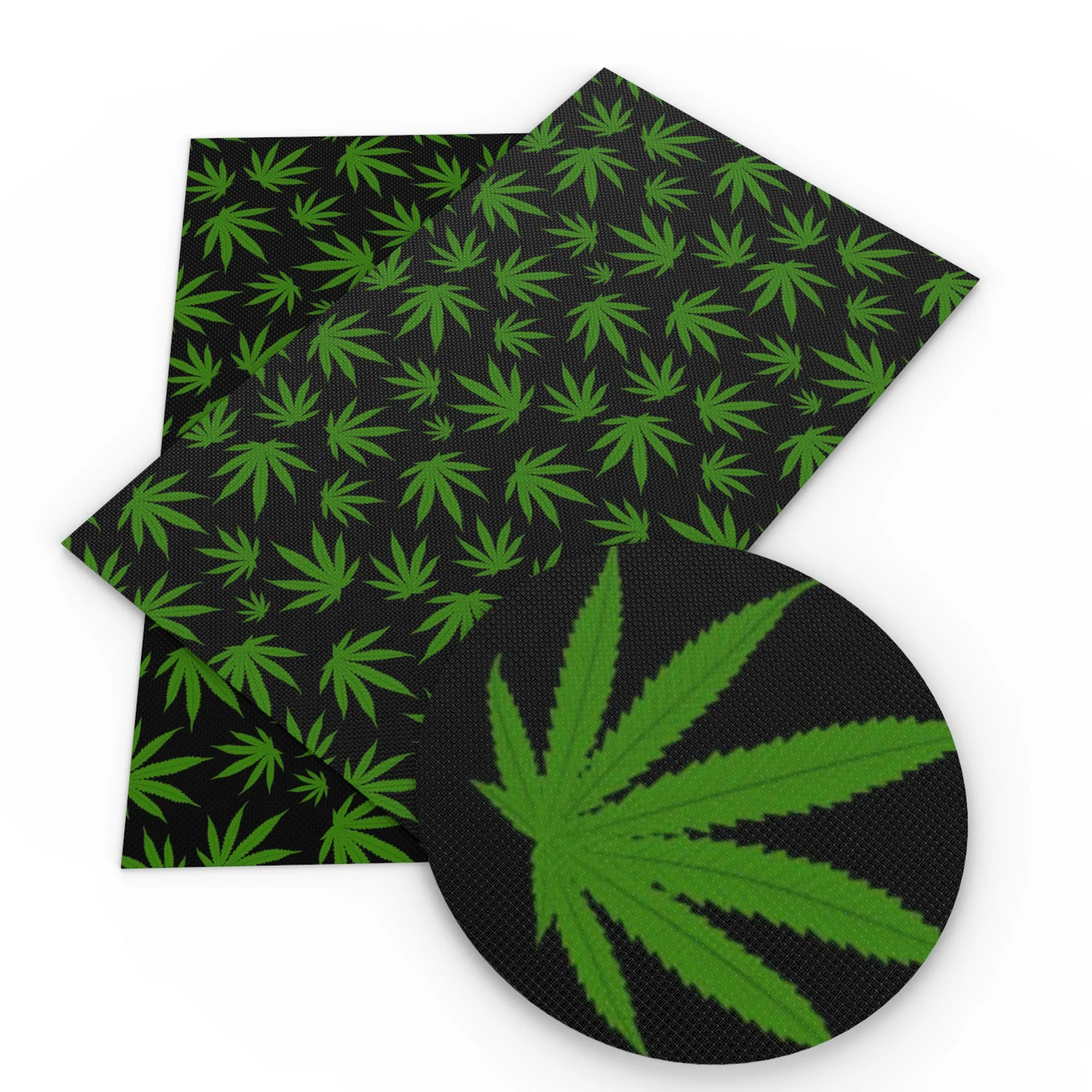 Leaf Theme Printed Fabric