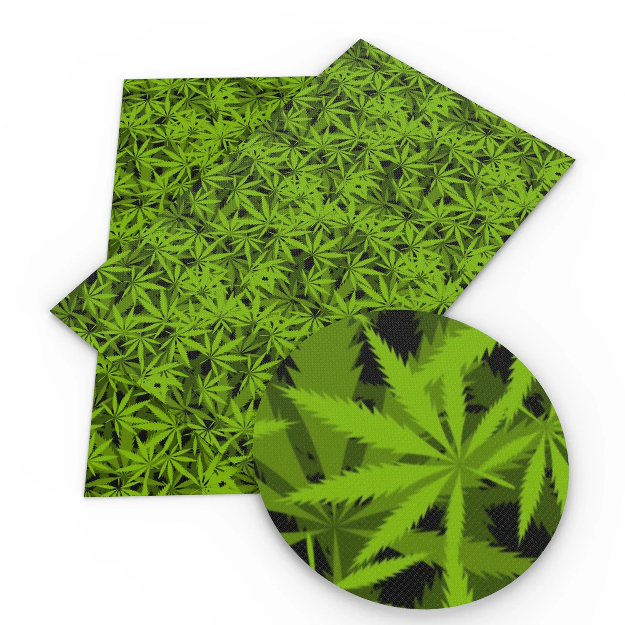 Leaf Theme Printed Fabric