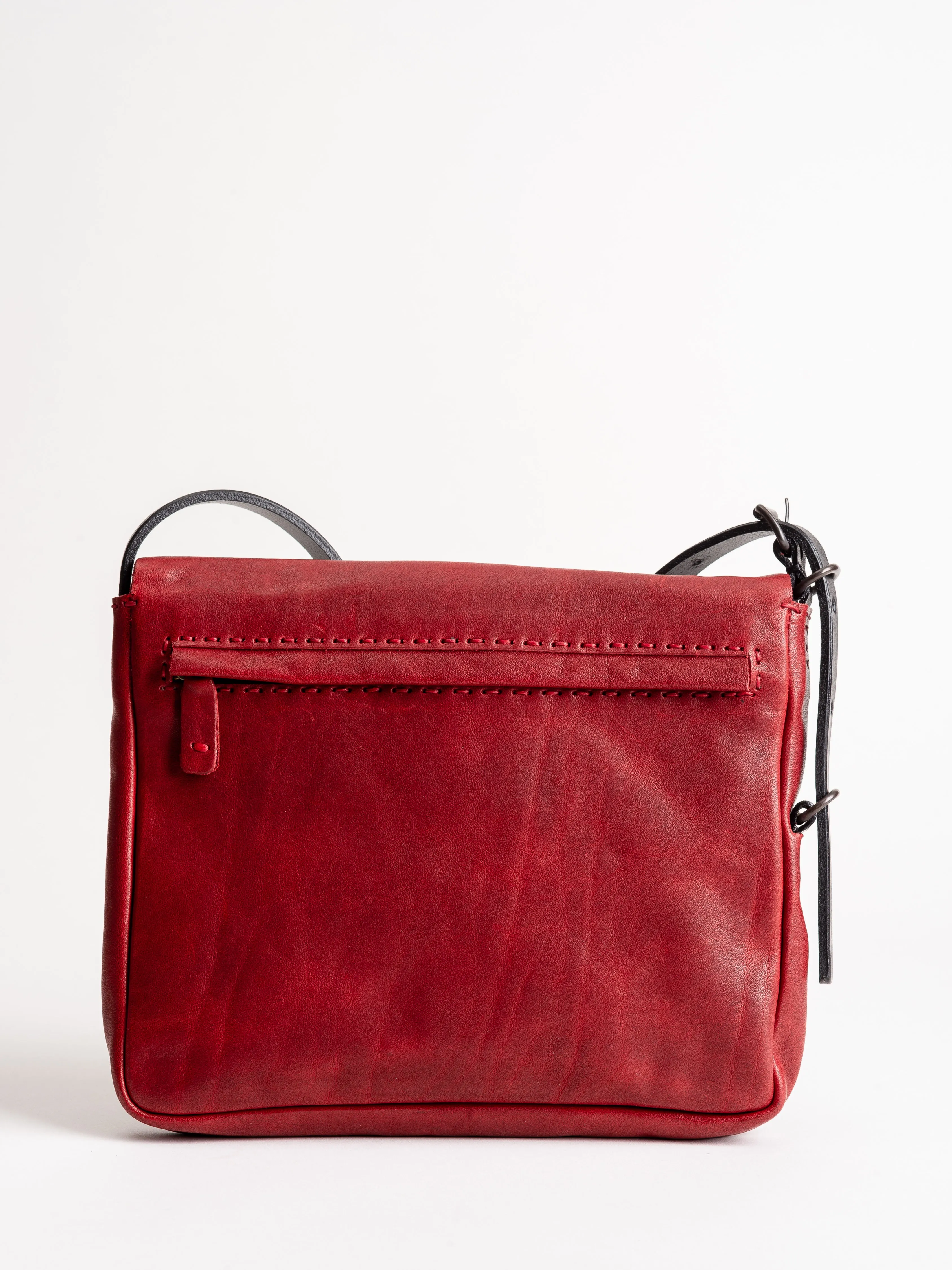 leather bag - red
