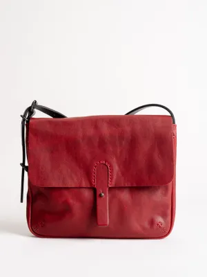 leather bag - red
