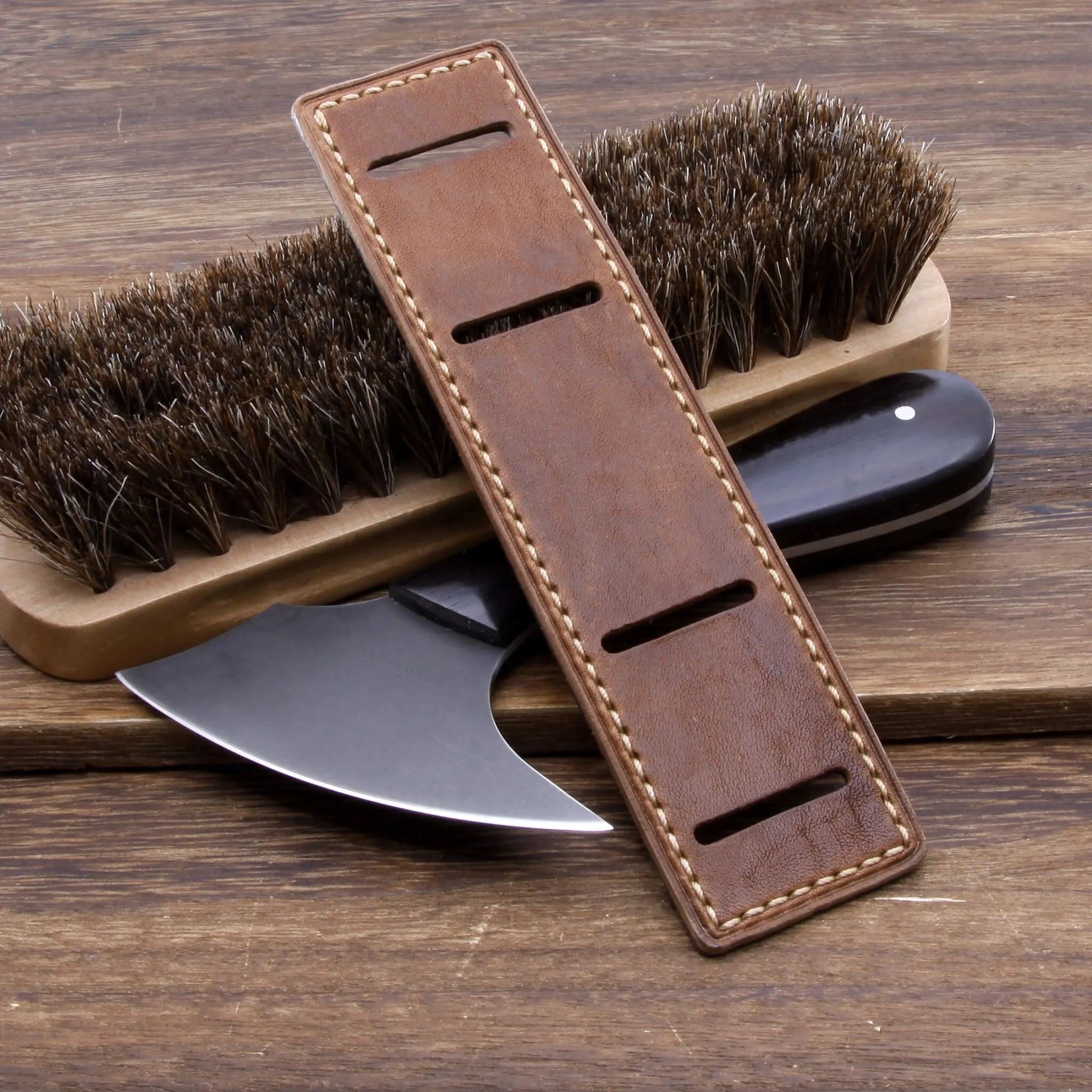 Leather Bund Pad, Newman Style Vintage 402
