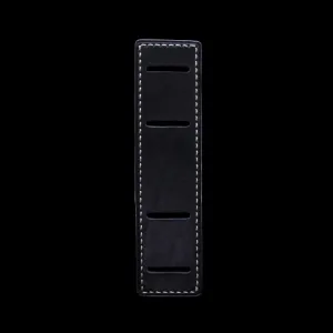 Leather Bund Pad, Newman Style Vintage Nero