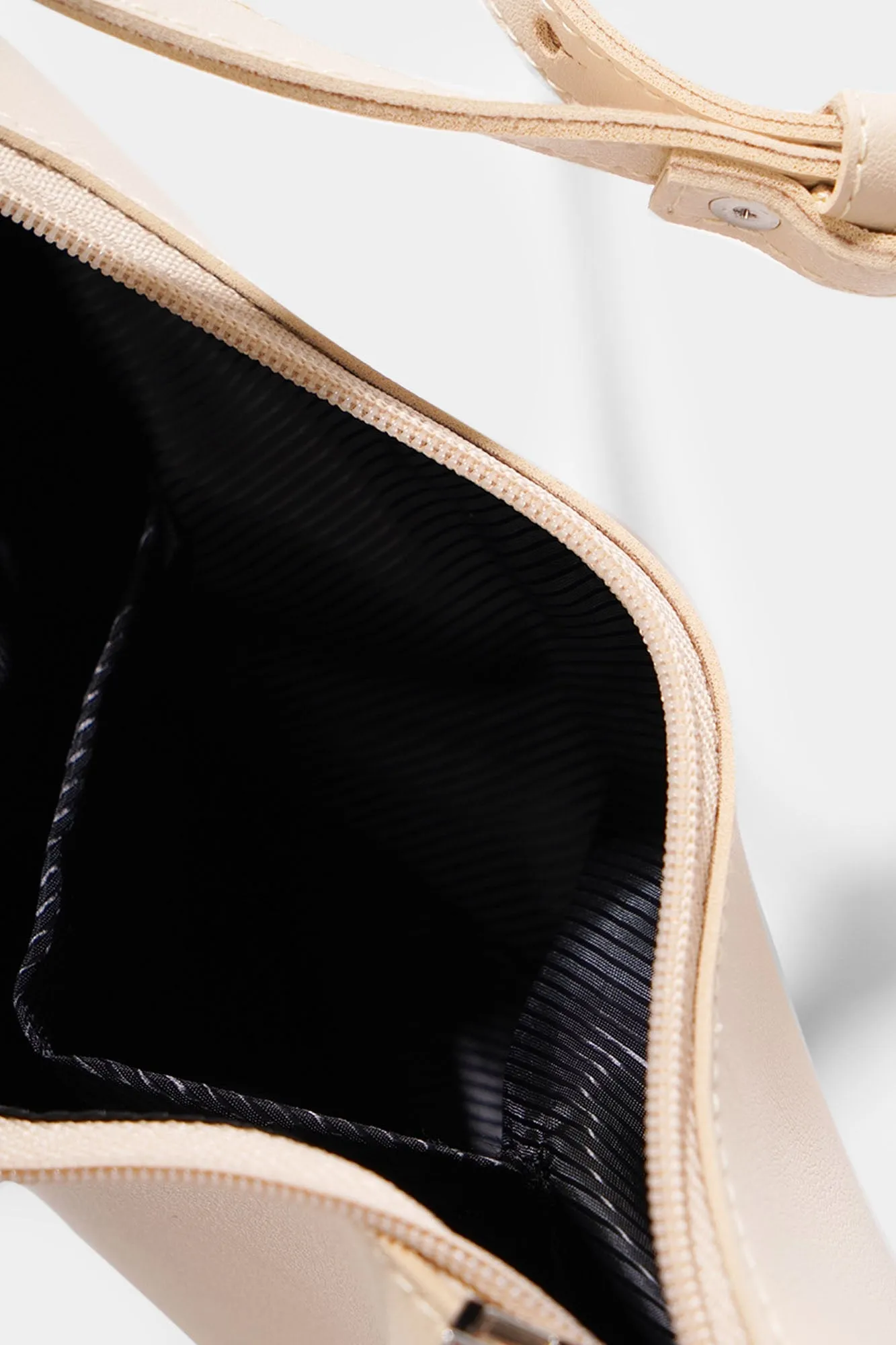 Leather Shoulder Bag With Adjustable Straps