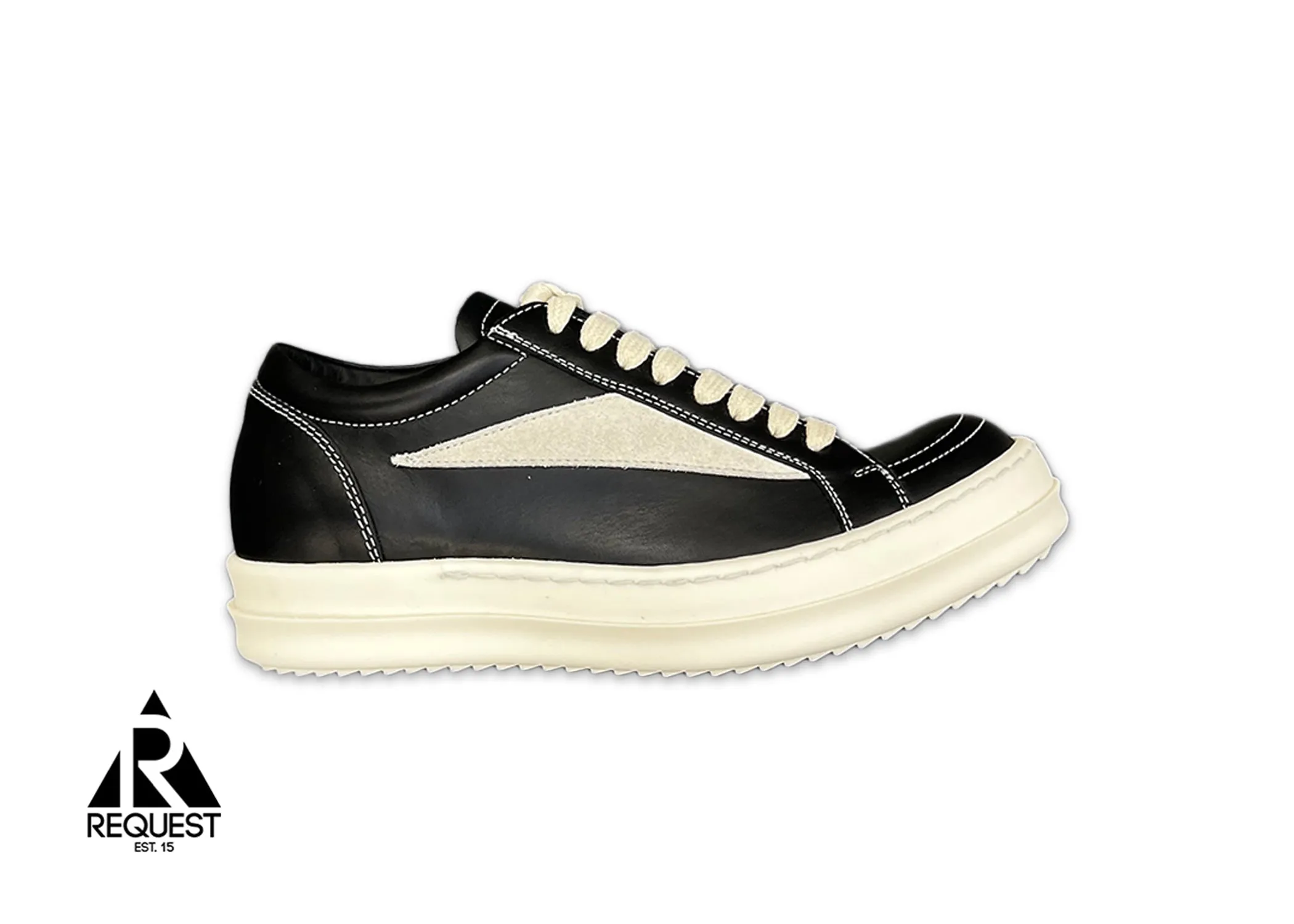 Leather Vintage Sneaks "Black Milk" (W)