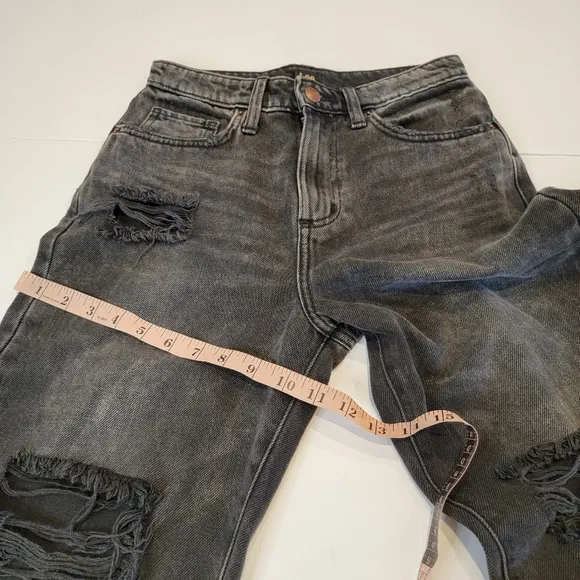 Lee Modern Vintage High-Rise Crop Wide Leg Distressed Jean Size 26 Medium