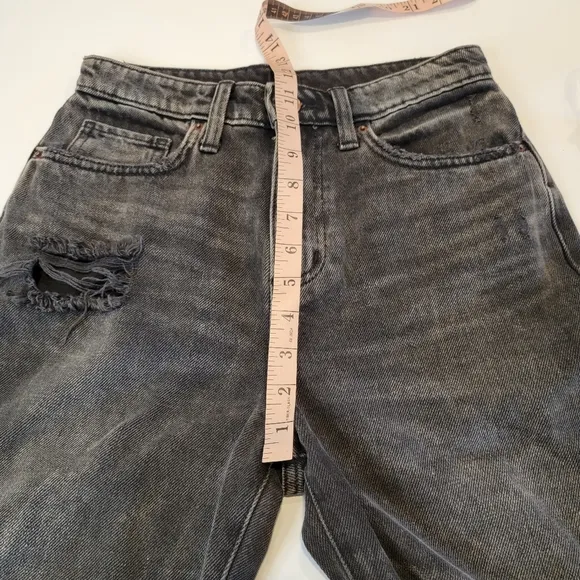 Lee Modern Vintage High-Rise Crop Wide Leg Distressed Jean Size 26 Medium