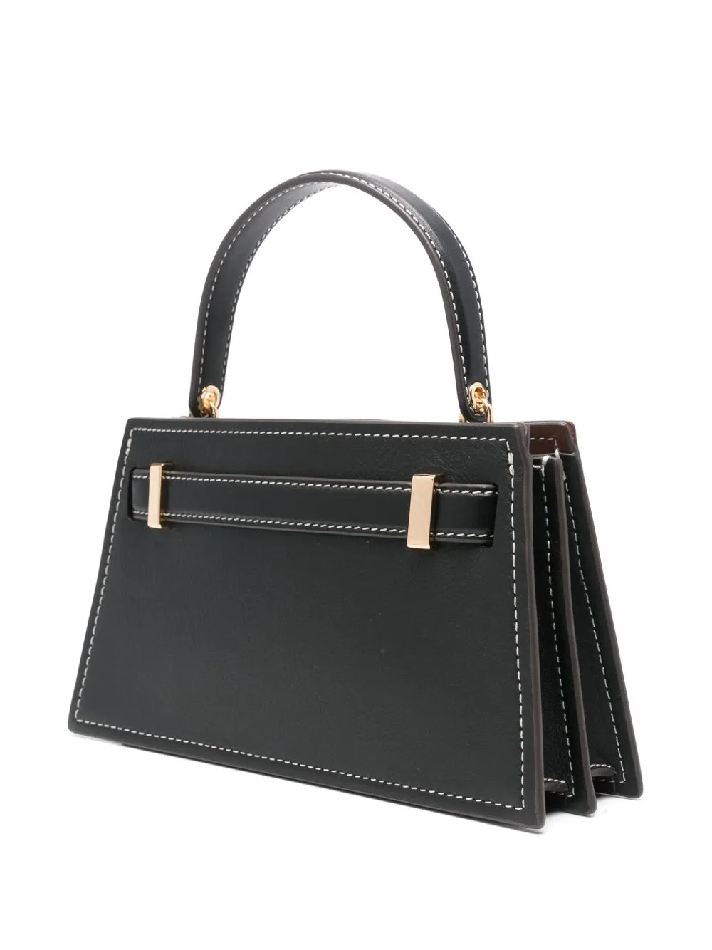 Lee radziwill small leather handbag