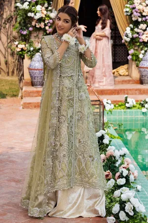 LEELA | Mushq Dhee Rani Trousseau De Luxe Luxury Wedding Collection 2021 | Unstitched Embroidered Net Suits