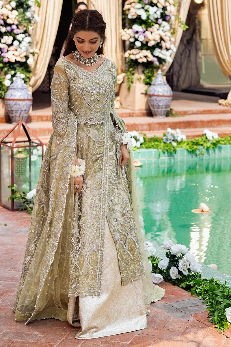 LEELA | Mushq Dhee Rani Trousseau De Luxe Luxury Wedding Collection 2021 | Unstitched Embroidered Net Suits