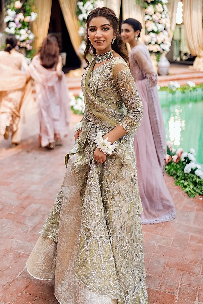 LEELA | Mushq Dhee Rani Trousseau De Luxe Luxury Wedding Collection 2021 | Unstitched Embroidered Net Suits