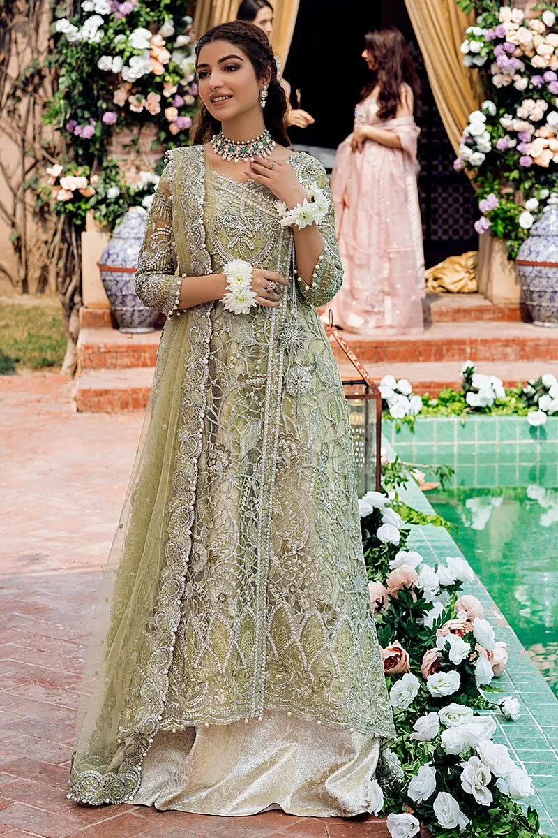 LEELA | Mushq Dhee Rani Trousseau De Luxe Luxury Wedding Collection 2021 | Unstitched Embroidered Net Suits
