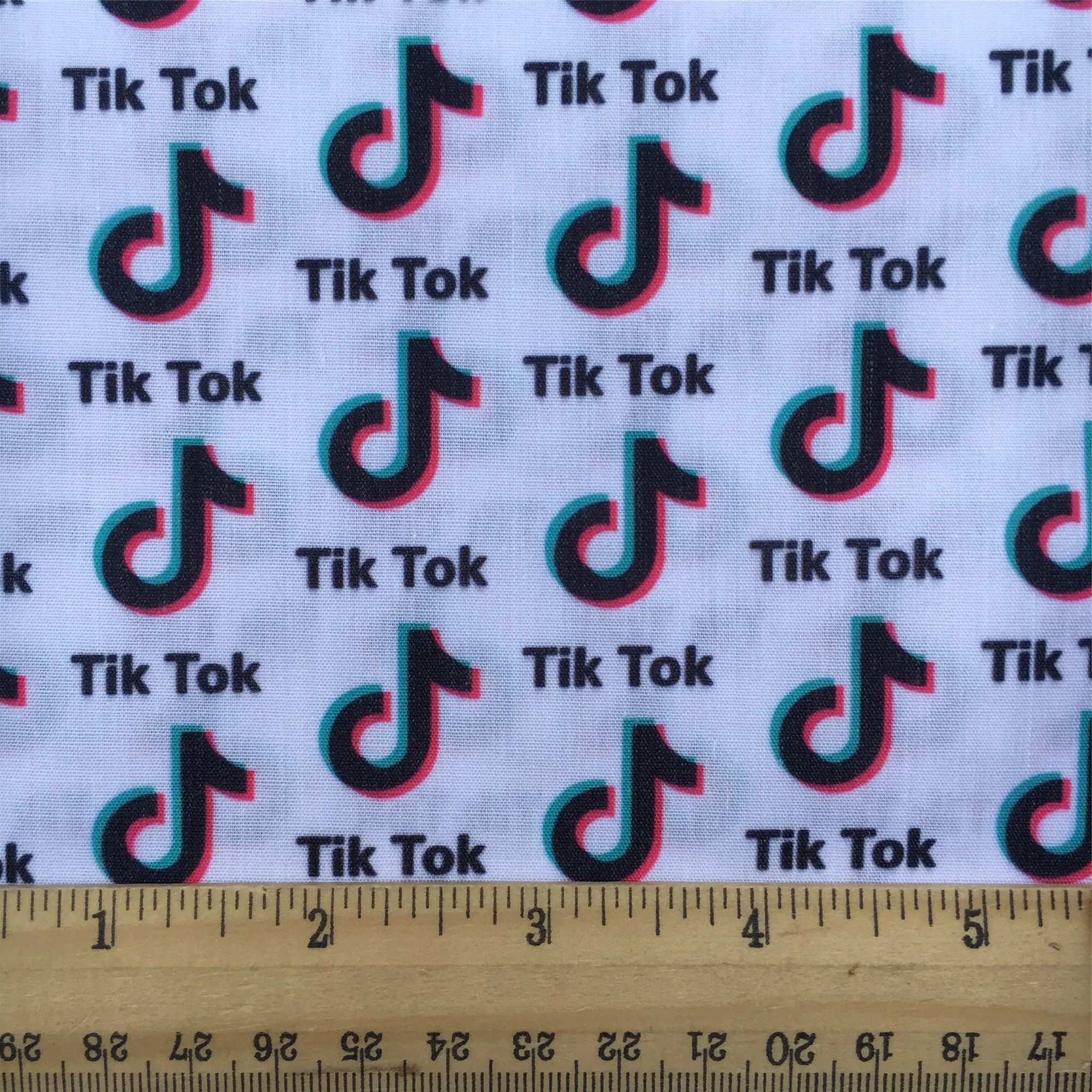 letters alphabet brand printed fabric