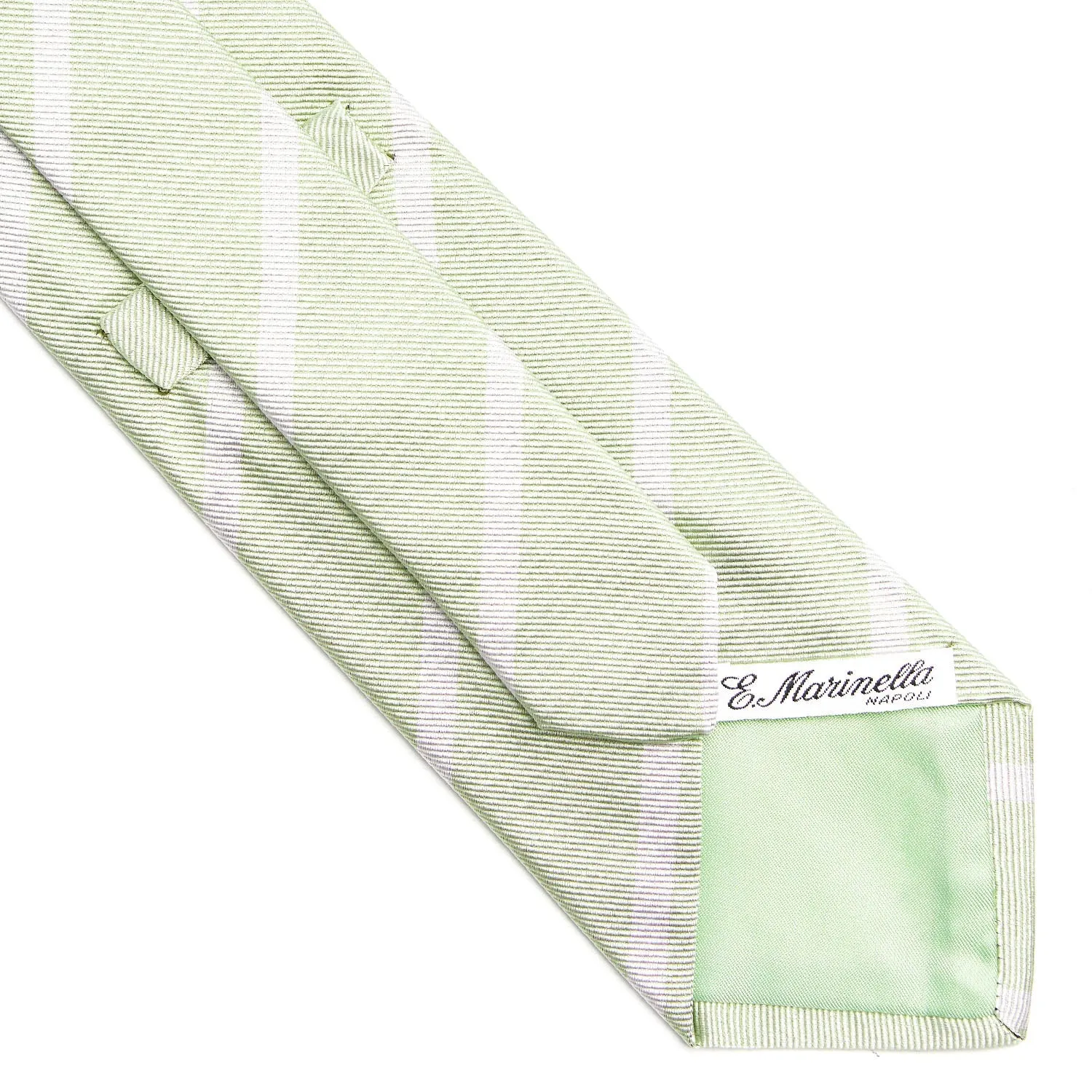 LIGHT GREEN REGIMENTAL SILK TIE