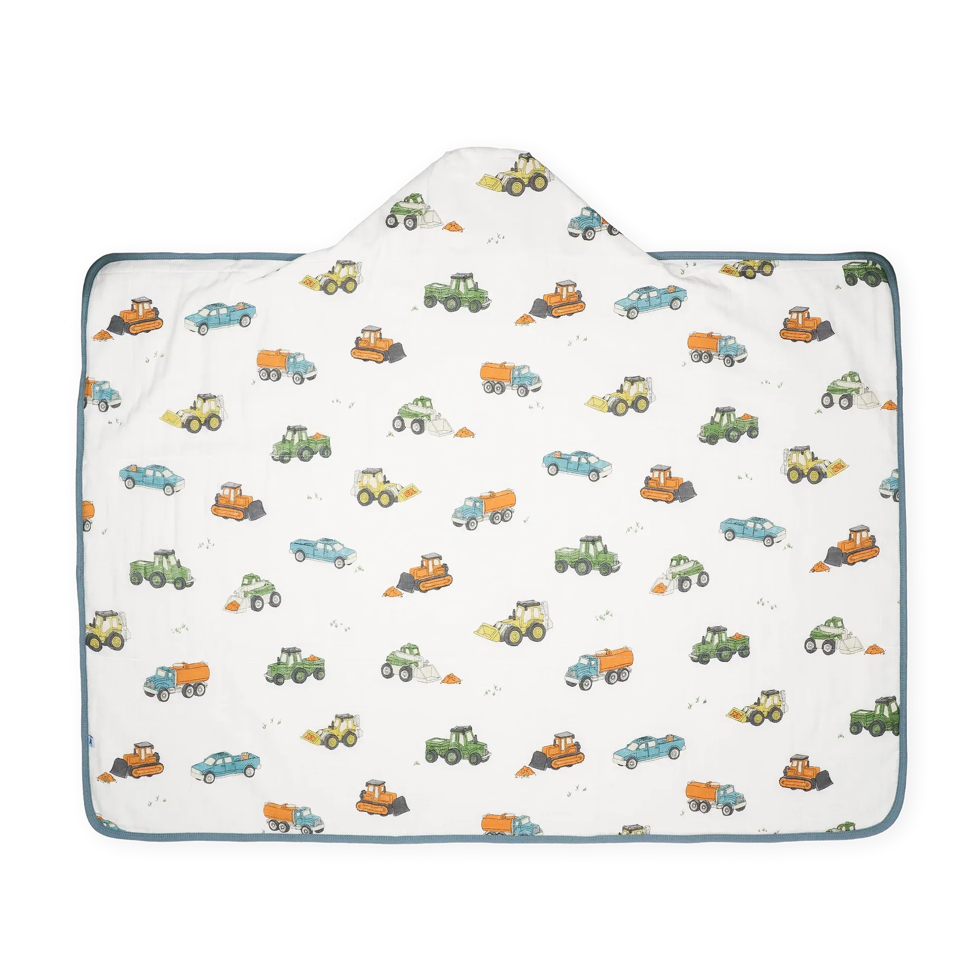 Little Unicorn Toddler Hooded Towel (Work Trucks)