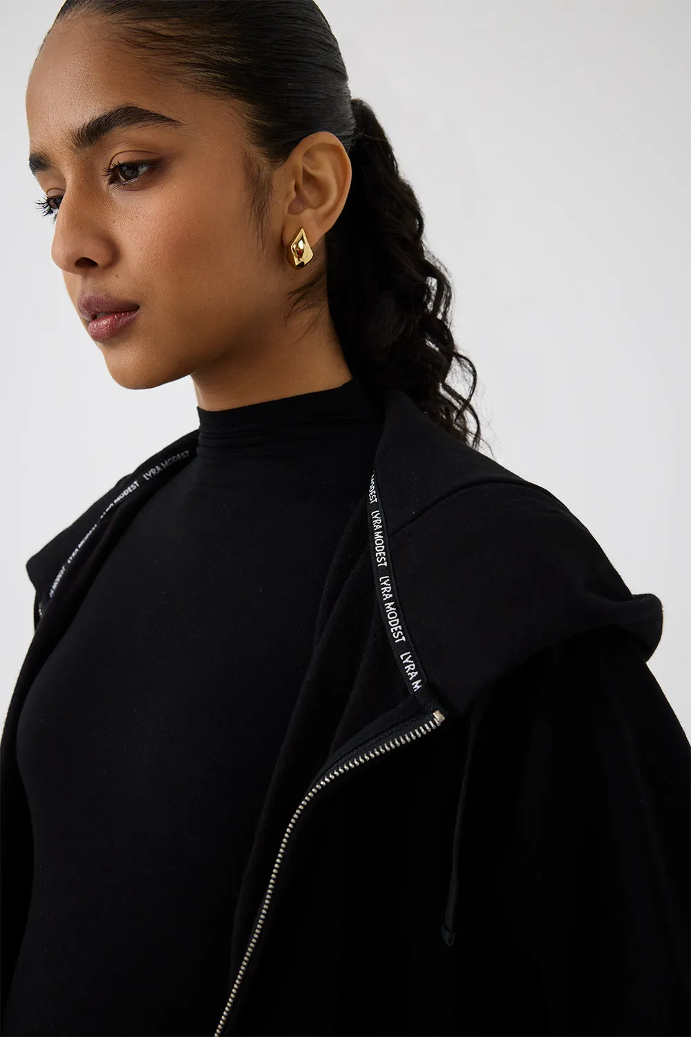 Long Zip Hoodie