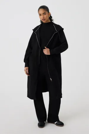 Long Zip Hoodie