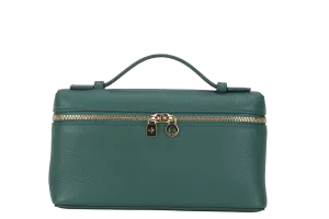 LORO PIANA L19 EXTRA POCKET GREEN GOLD HARDWARE WITH STRAP, DUST COVER & BOX
