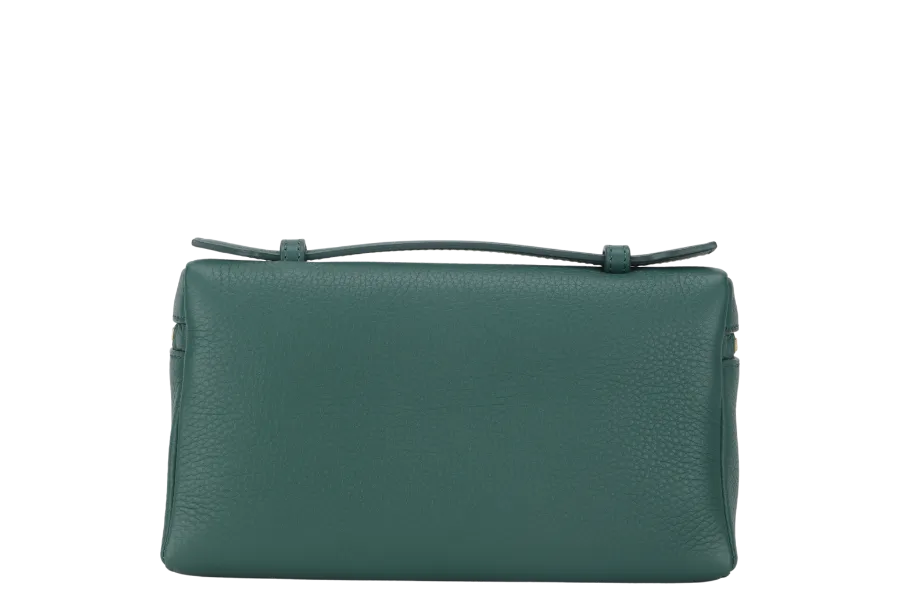 LORO PIANA L19 EXTRA POCKET GREEN GOLD HARDWARE WITH STRAP, DUST COVER & BOX