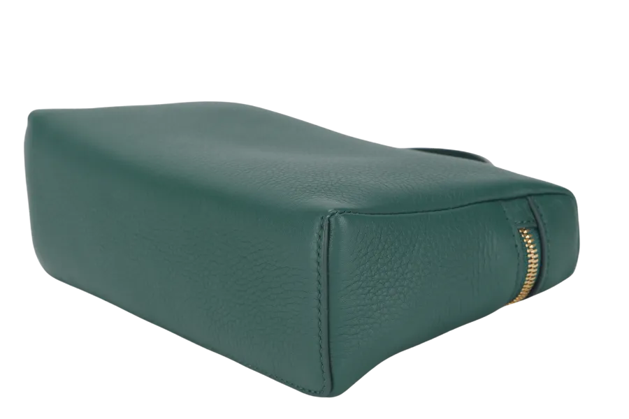 LORO PIANA L19 EXTRA POCKET GREEN GOLD HARDWARE WITH STRAP, DUST COVER & BOX