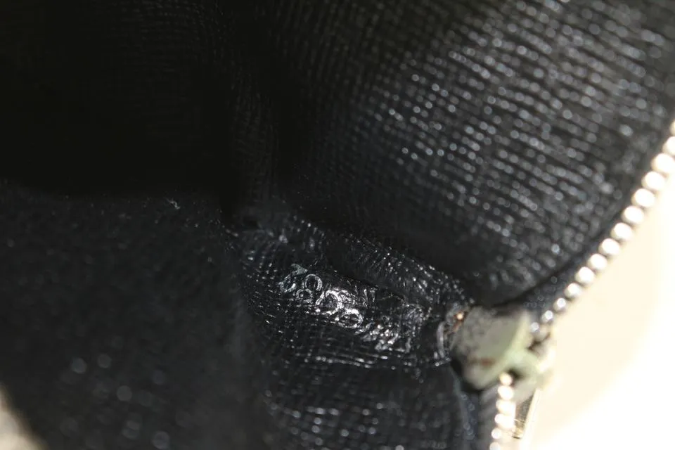 Louis Vuitton Black Monogram Satin Conte De Fees Apple Round Coin Pouch 214lv84