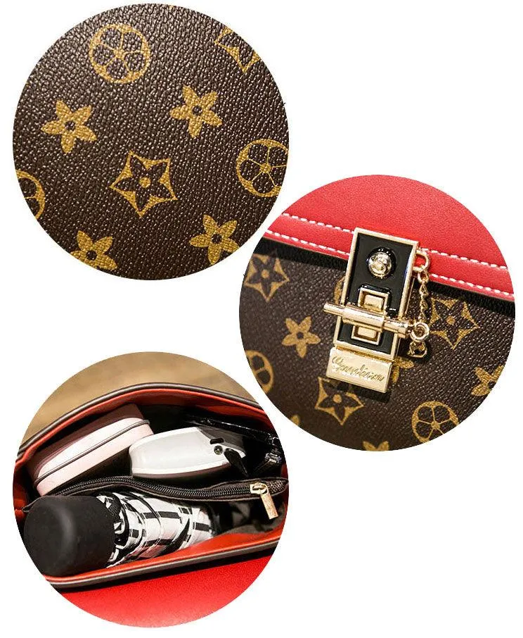 Louis Vuitton Classic Leather Potable Red Bag