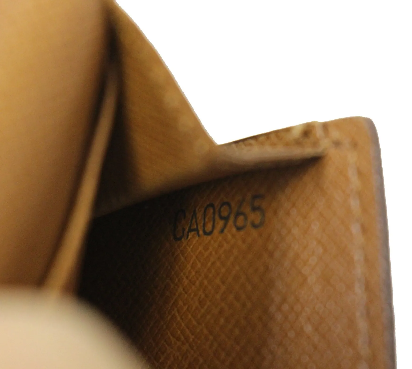 LOUIS VUITTON Credit Wallet Pre Loved Monogram Canvas Porte Yen 3 Cartes