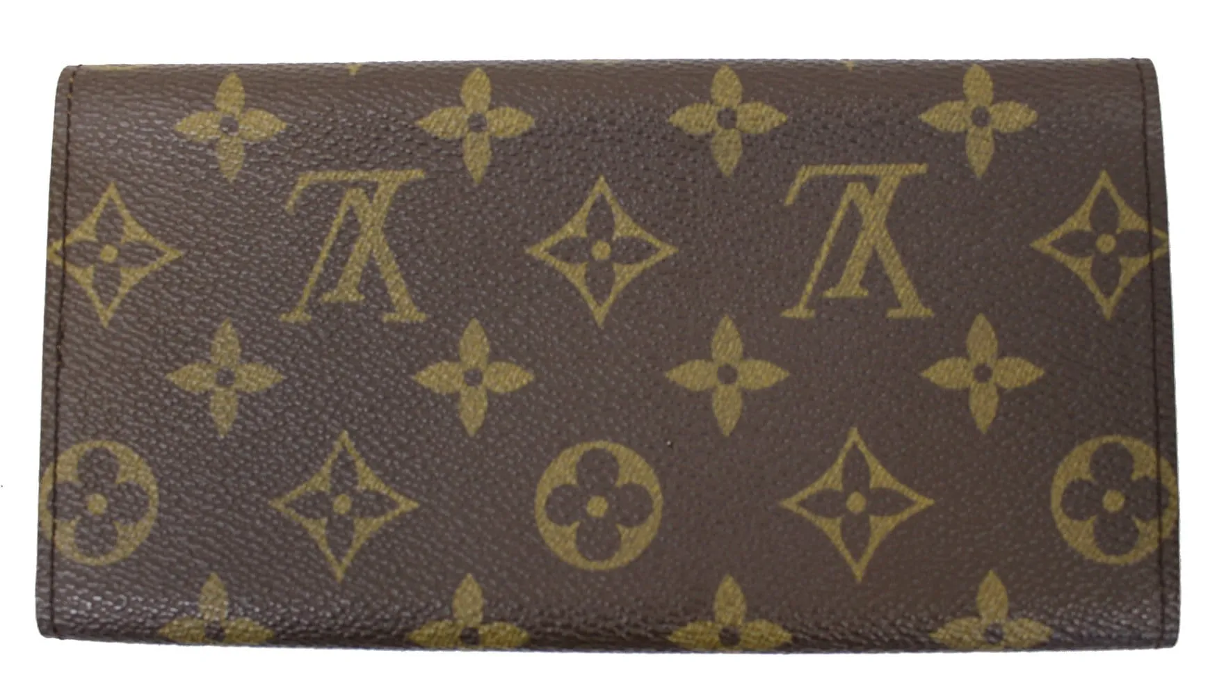LOUIS VUITTON Credit Wallet Pre Loved Monogram Canvas Porte Yen 3 Cartes
