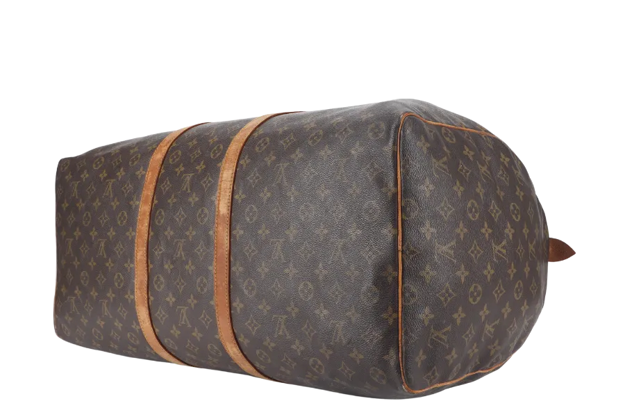 LOUIS VUITTON KEEPAL 60 MONOGRAM CANVAS GOLD HARDWARE NO DUST COVER