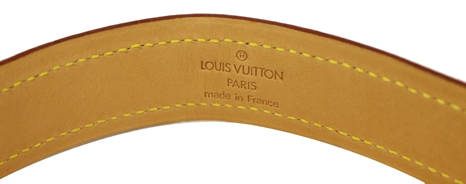 LOUIS VUITTON Monogram Canvas Baxter GM Dog Collar