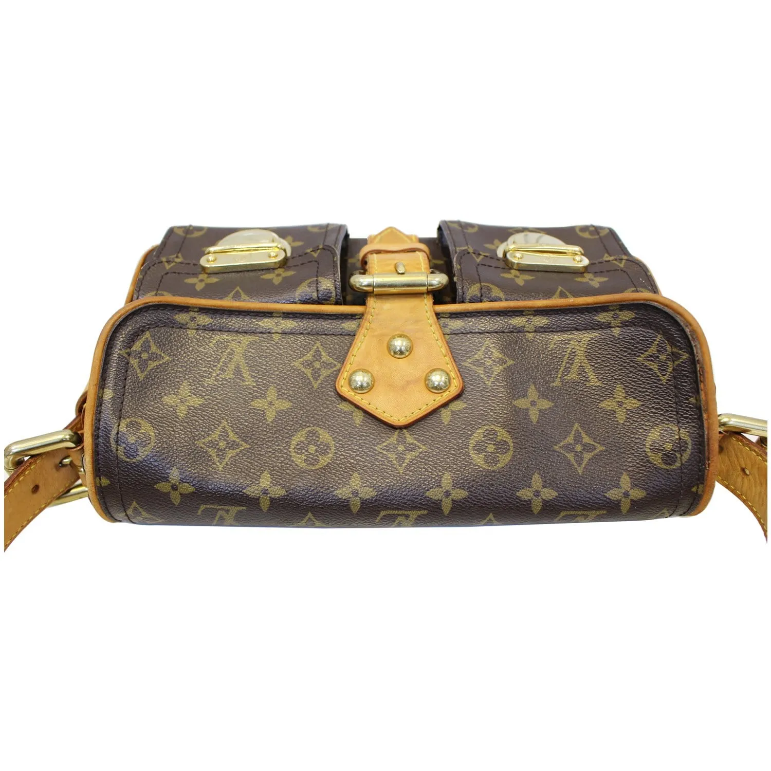 LOUIS VUITTON Monogram Canvas Hudson PM Shoulder Bag
