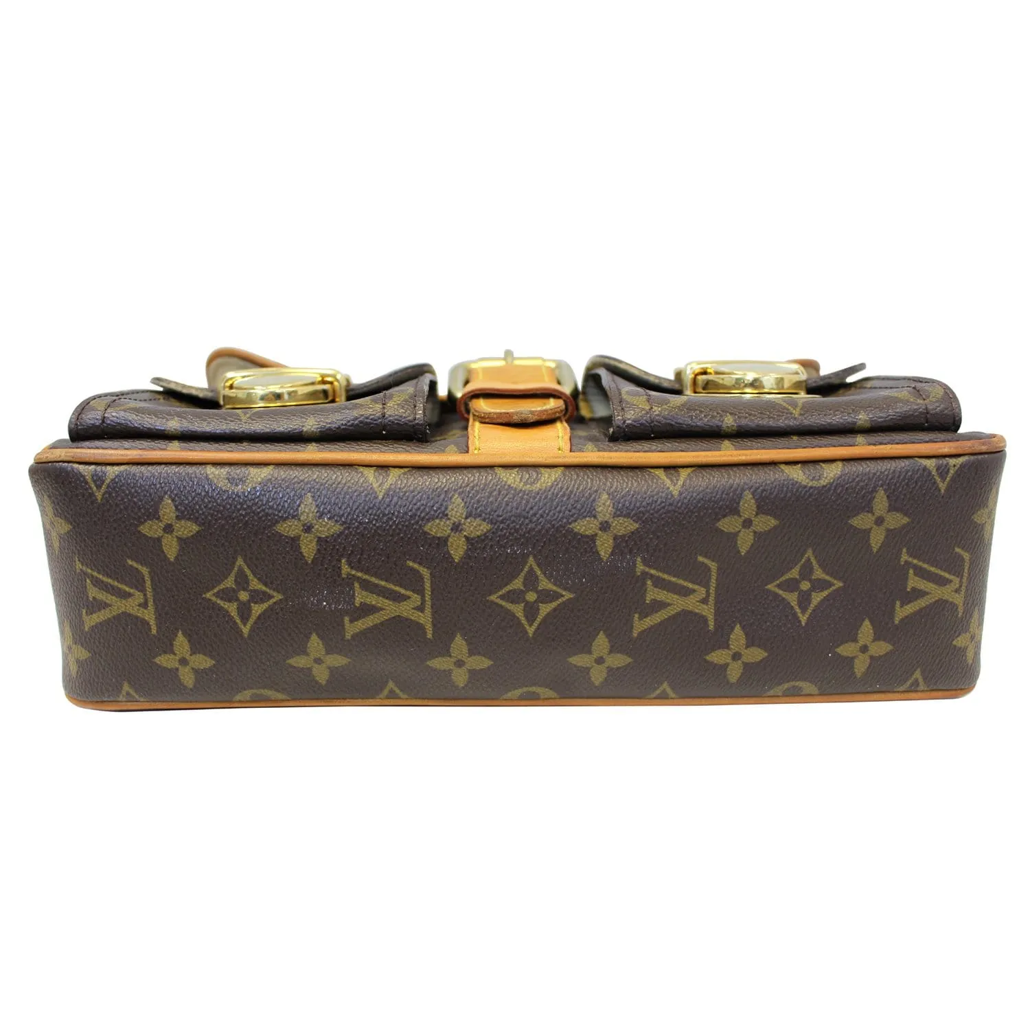 LOUIS VUITTON Monogram Canvas Hudson PM Shoulder Bag
