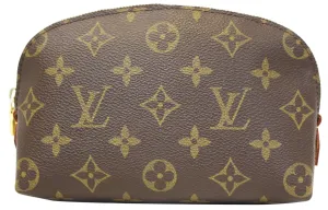LOUIS VUITTON Monogram Canvas Pochette Cosmetic Pouch