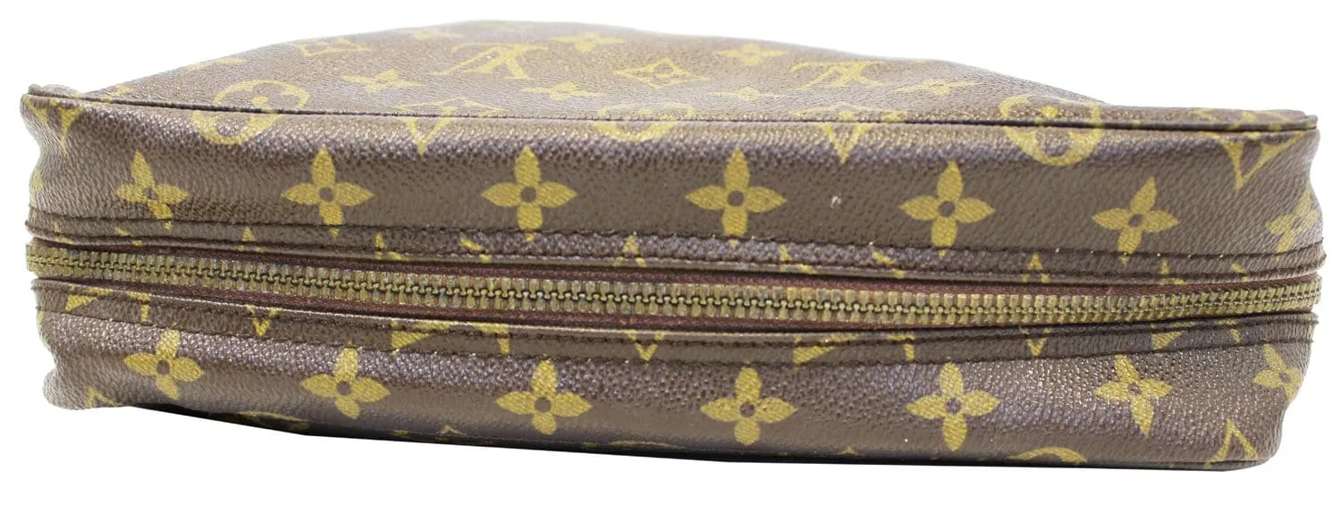 LOUIS VUITTON Monogram Canvas Trousse Toilette 28 Clutch