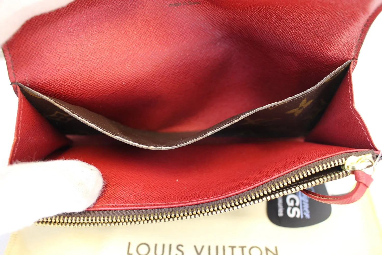 LOUIS VUITTON Monogram Emilie Wallet