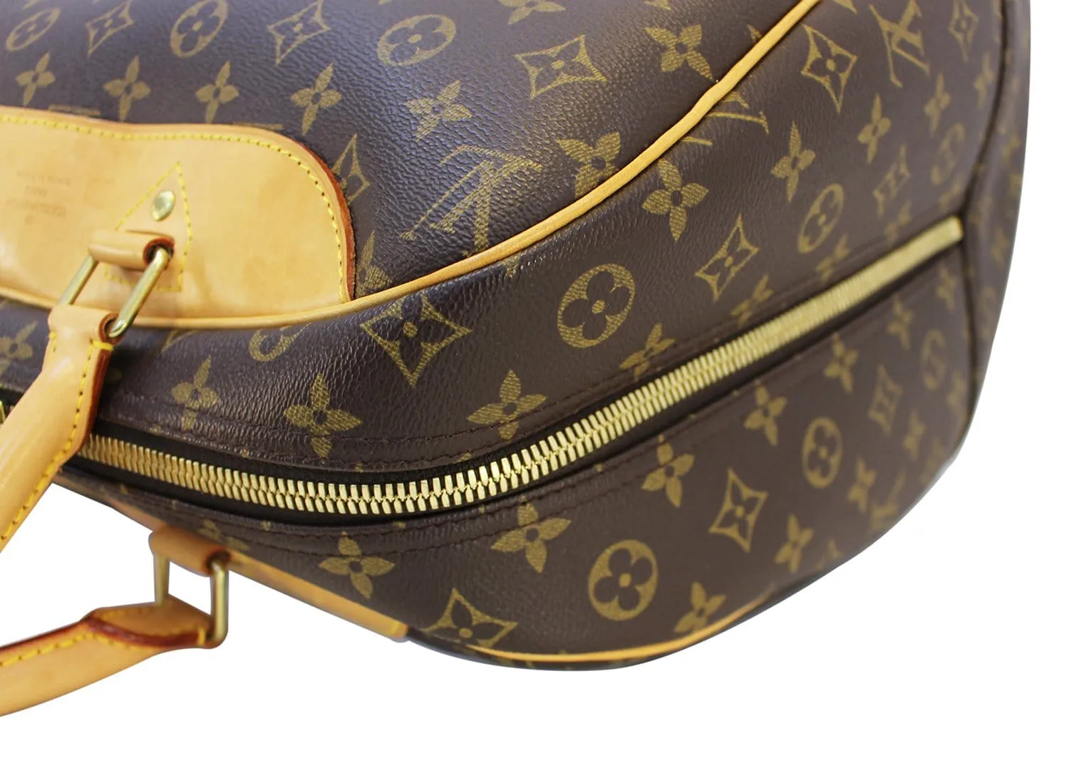LOUIS VUITTON Monogram Evasion Brown Boston Travel Bag