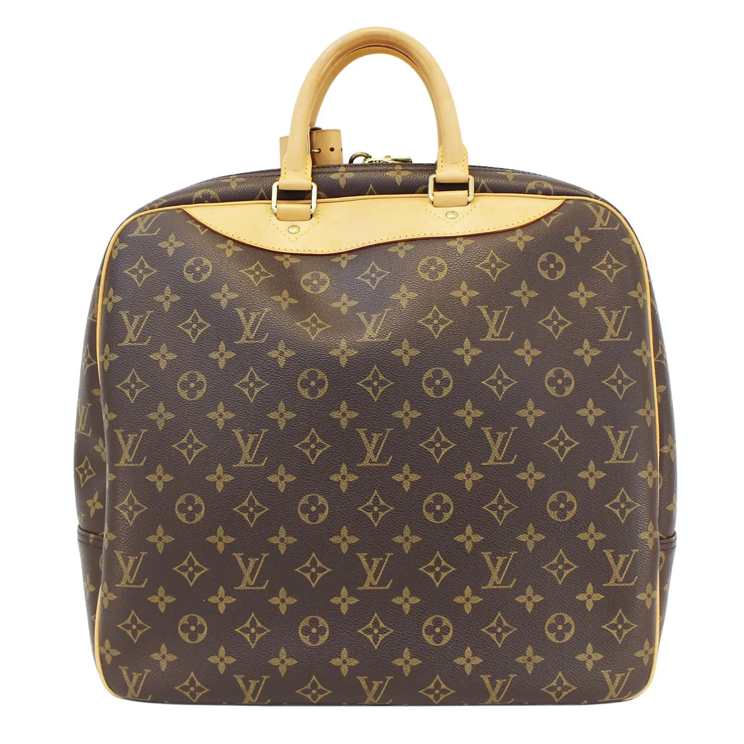 LOUIS VUITTON Monogram Evasion Brown Boston Travel Bag
