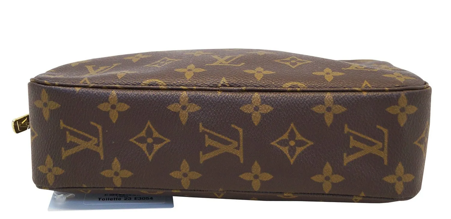 LOUIS VUITTON Monogram Trousse Toilette 23 Pouch