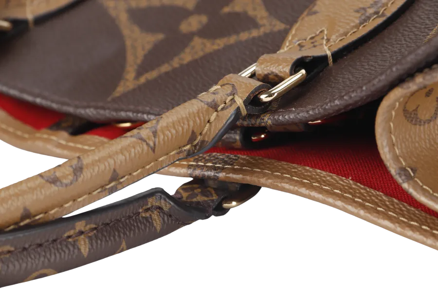 LOUIS VUITTON ONTHEGO GM (M44576) MONOGRAM GIANT CANVAS GOLD HARDWARE WITH DUST COVER AND BOX