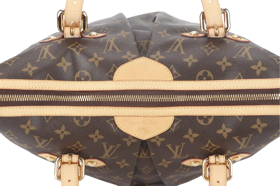 LOUIS VUITTON PALERMO GM MONOGRAM WITH STRAPS AND DUST COVER