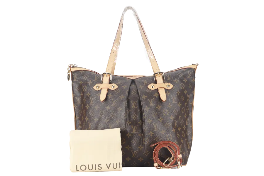 LOUIS VUITTON PALERMO GM MONOGRAM WITH STRAPS AND DUST COVER