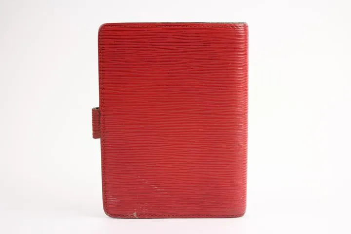 Louis Vuitton Red Epi Agenda 25LVA909